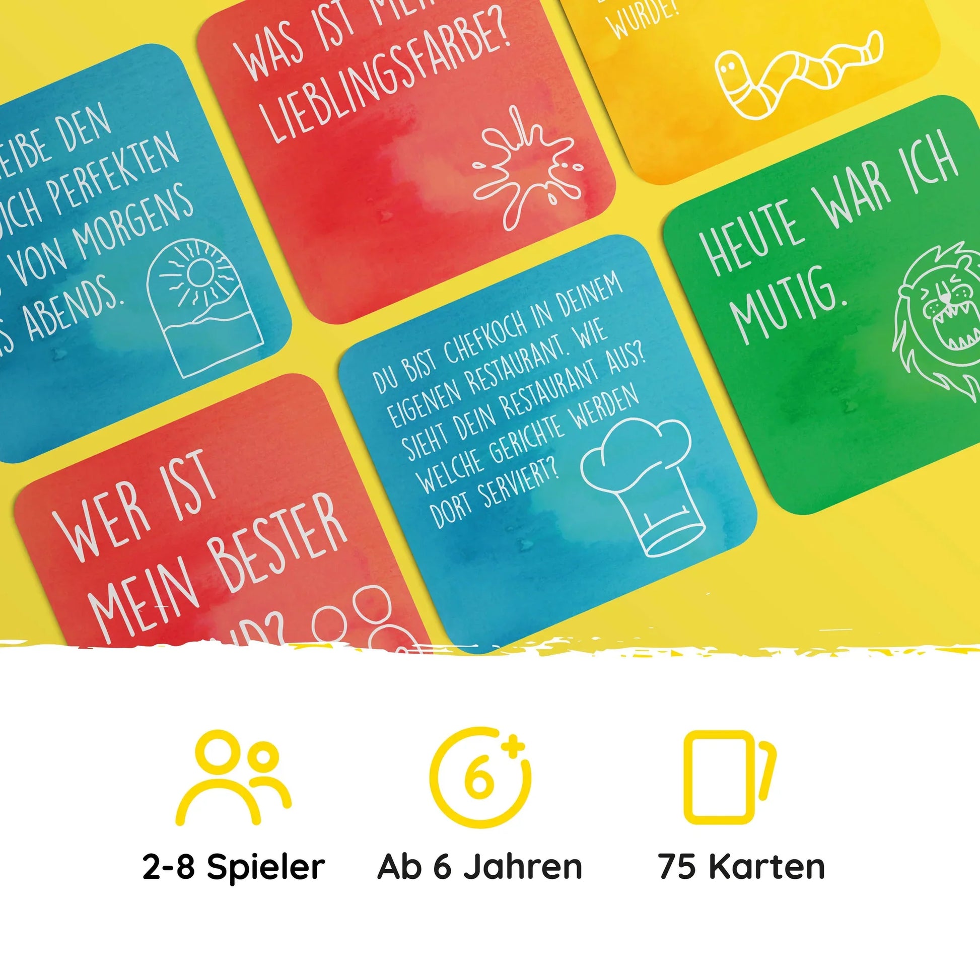 Simon & Jan „Erzählt euch mehr für Kids“ – Gesprächsspiel 75 Karten