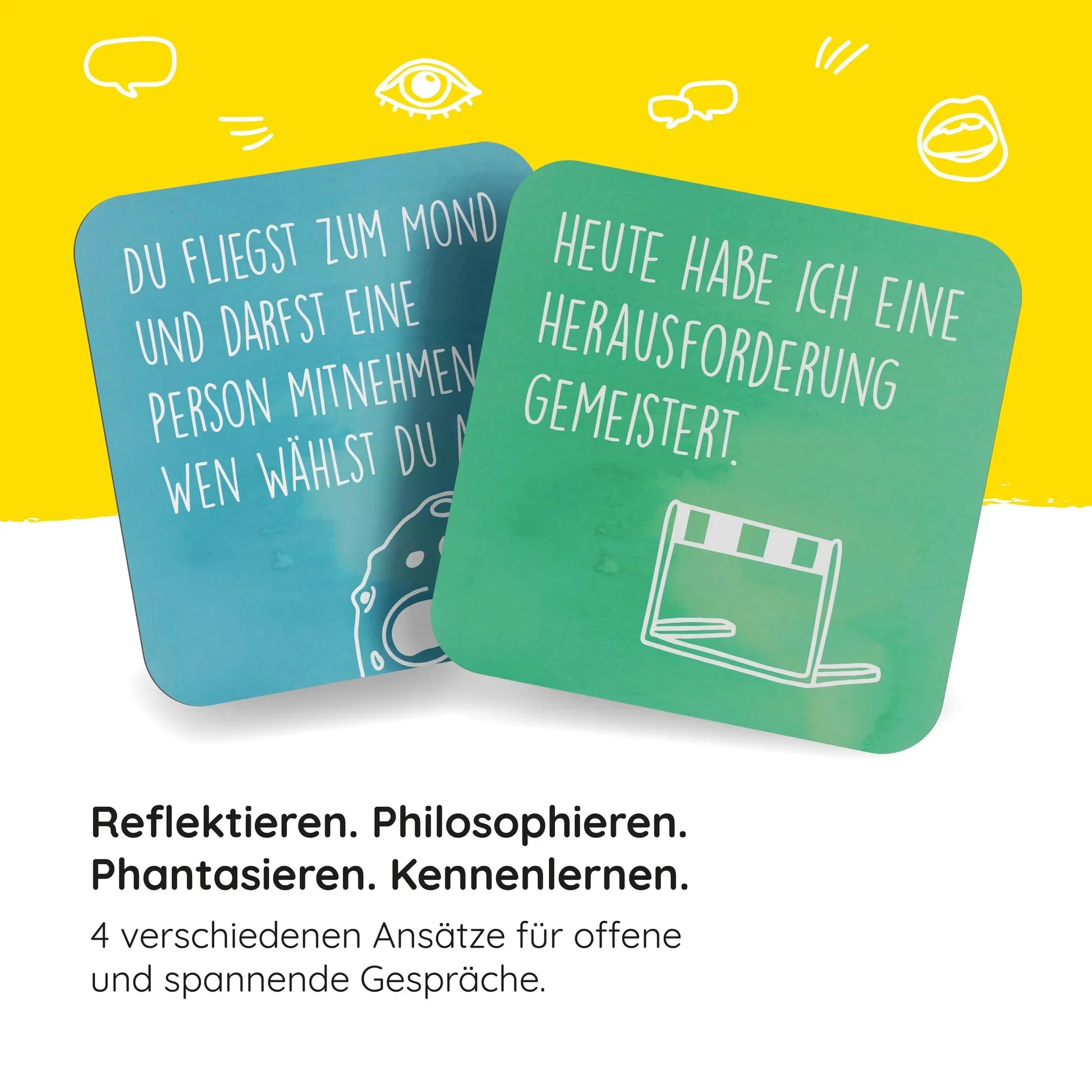 Simon & Jan „Erzählt euch mehr für Kids“ – Gesprächsspiel 75 Karten