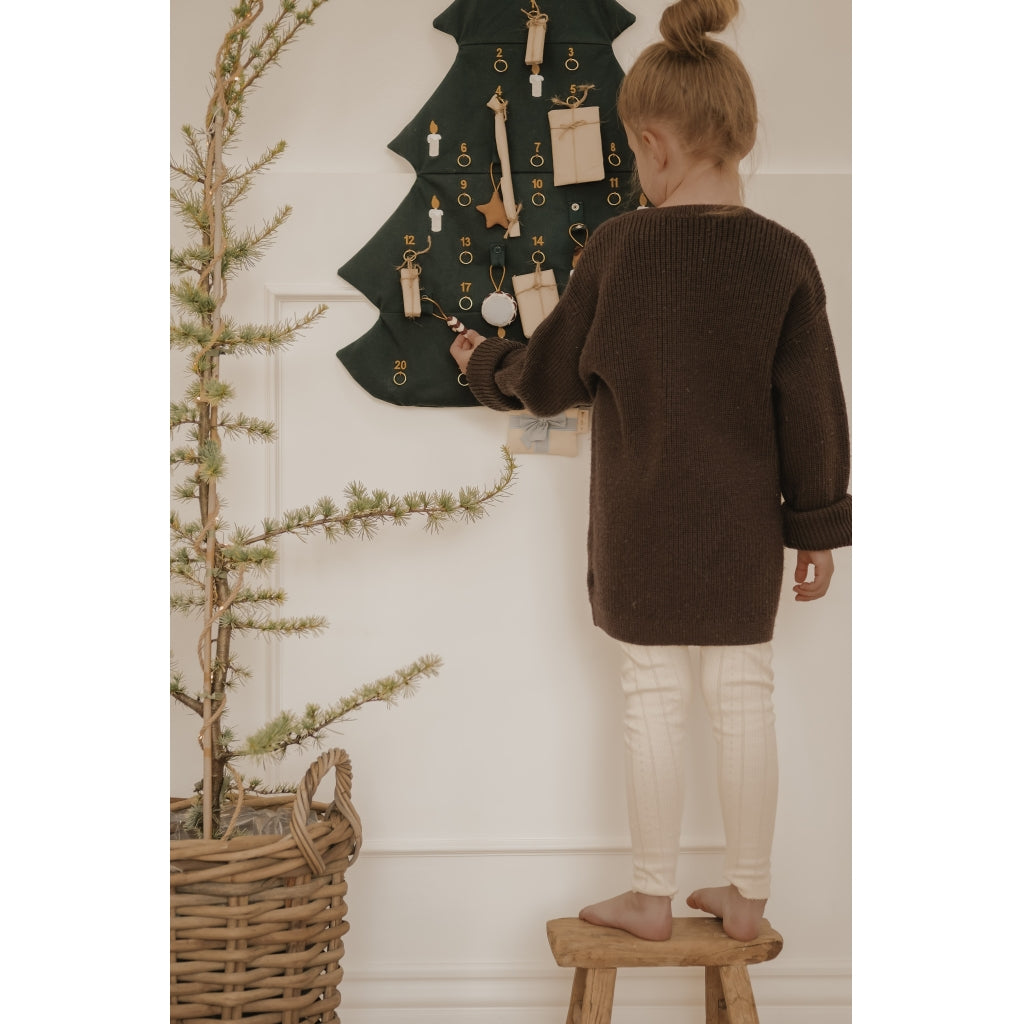 Fabelab – Adventskalender „Christmas Tree“ für Kinder, Bio-Baumwolle