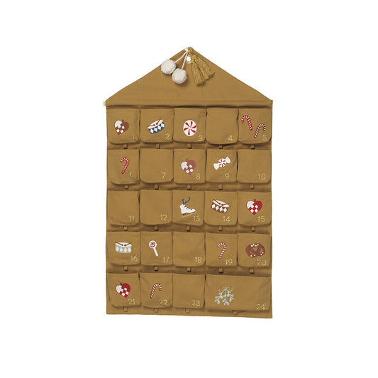 Fabelab - hübscher Adventskalender "Nostalgia, Ochre" für Kinder