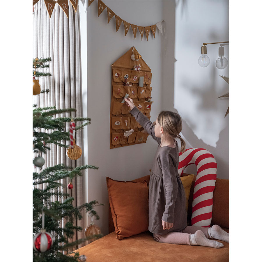 Fabelab - hübscher Adventskalender "Nostalgia, Ochre" für Kinder 