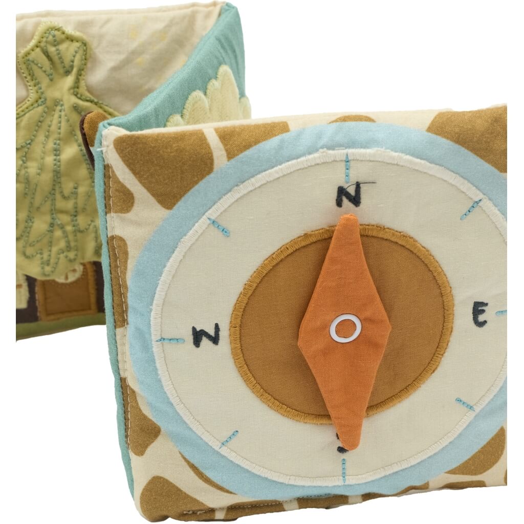 Fabelab - Stoffbuch "Safari" aus Bio-Baumwolle