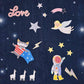 Fabfabstickers - Bügelstoffsticker – Angel with star