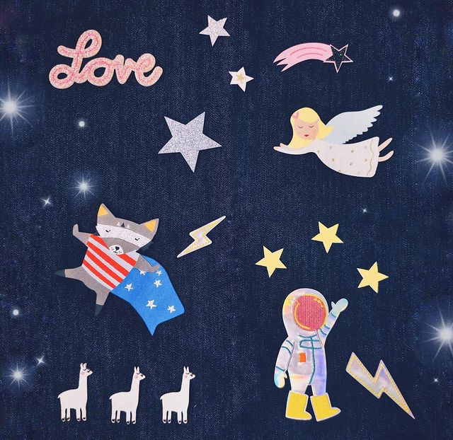 Fabfabstickers - Bügelstoffsticker – Angel with star