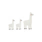 Bügelstoffsticker – Glitter lamas