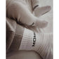 Famvibes Socken MOMMY weiß / schwarz – Family Socken aus Baumwolle