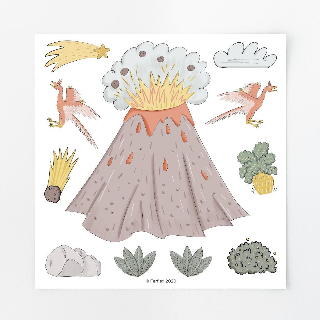 Ferflex - Magnetspiel Dinosaurs