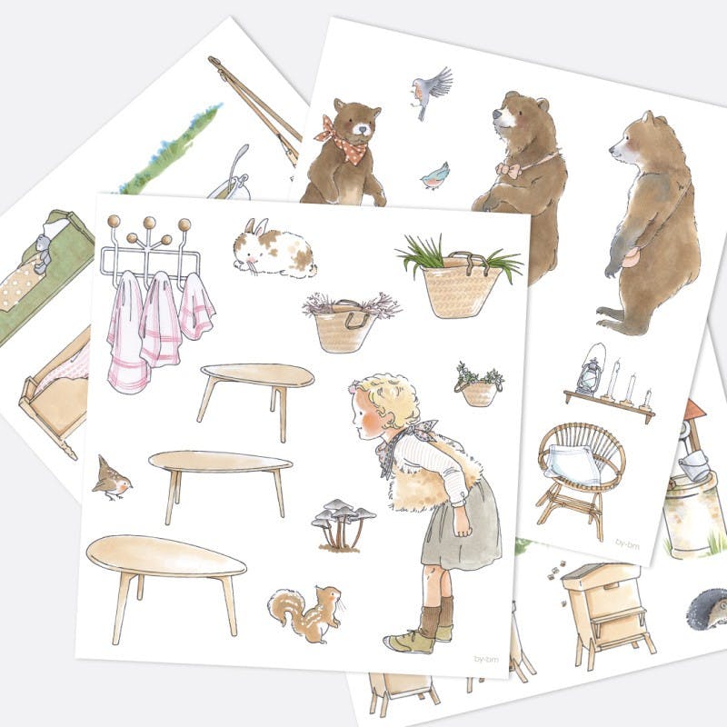 Ferflex - Magnetspiel Goldlöckchen und die drei Bären