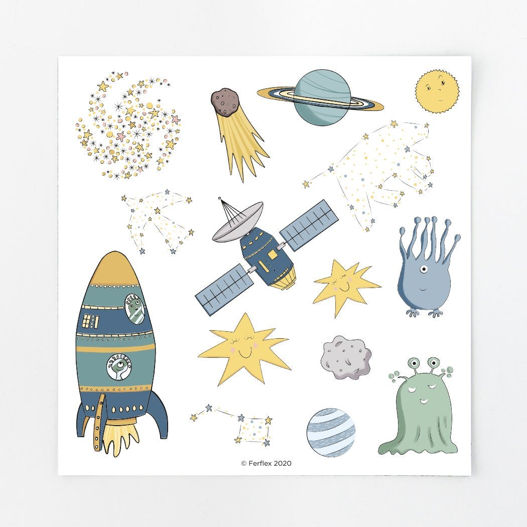 Ferflex - Magnetspiel Weltraum