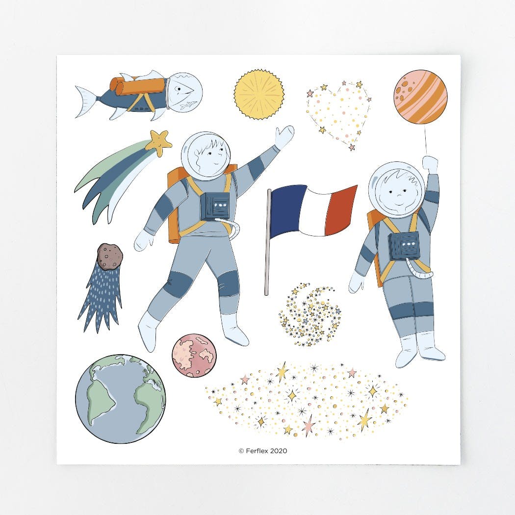 Ferflex - Magnetspiel Weltraum