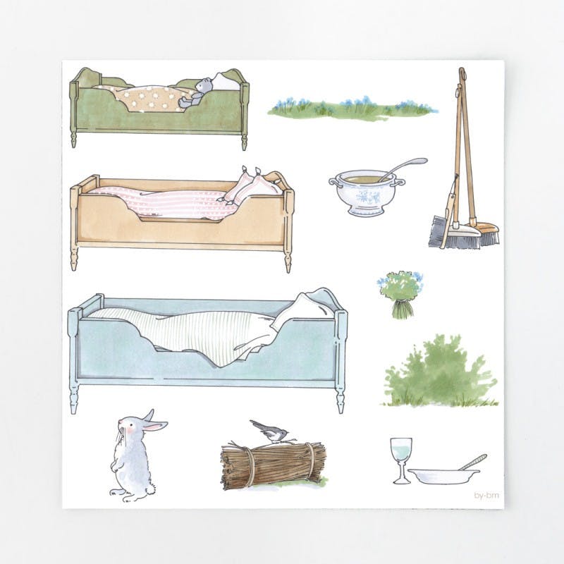 Ferflex - Magnetspiel Goldlöckchen und die drei Bären