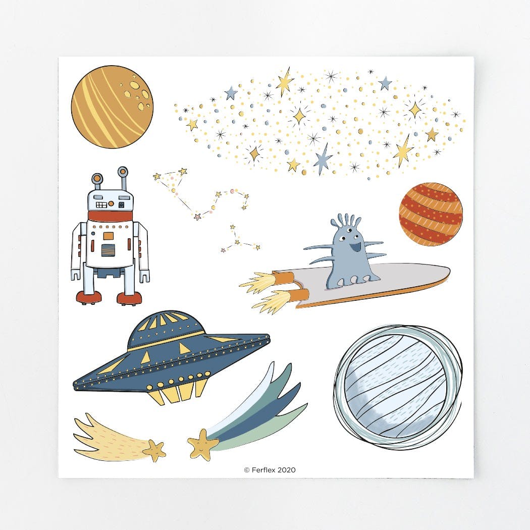 Ferflex - Magnetspiel Weltraum