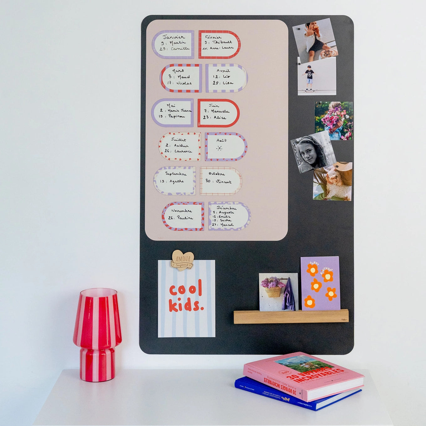 Ferflex – Magnet Notizzettel "Multi", abwischbar 12 Stück mit Marker