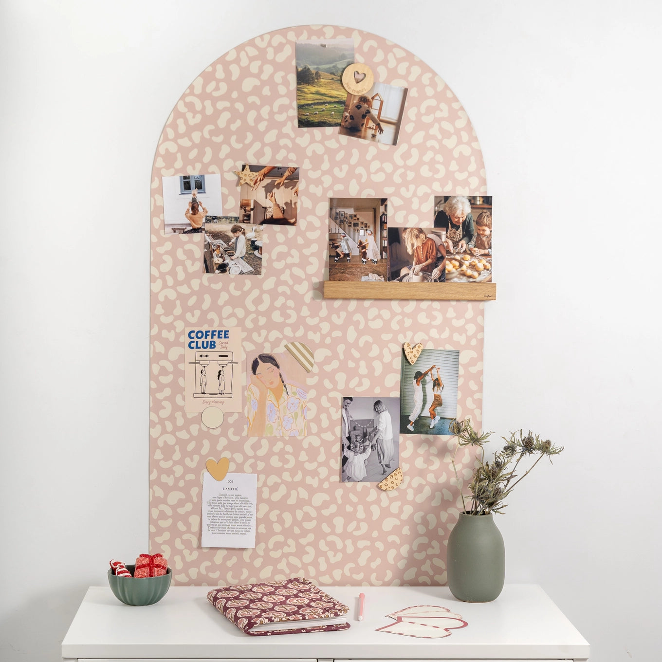 Ferflex - Magnettafel Graou, 100 x 60 cm, Magnetwand inkl. Magnete