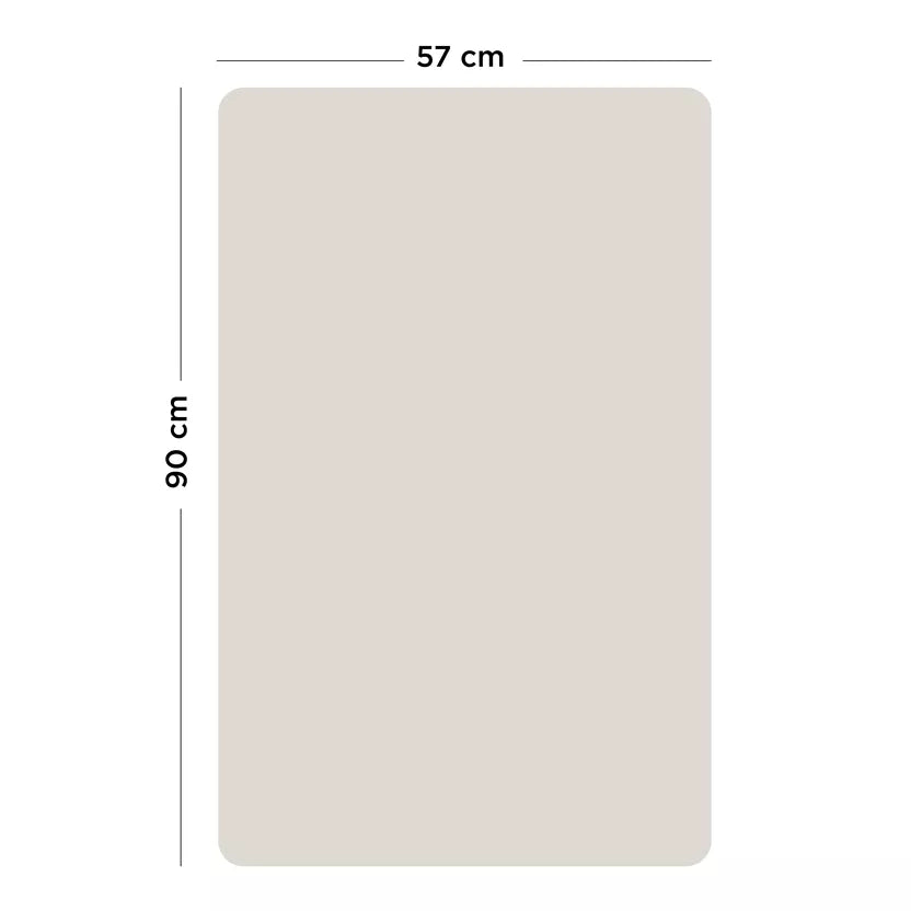 Ferflex - Magnettafel Beige Rose, 90 x 60 cm, Magnetwand inkl. Magnete