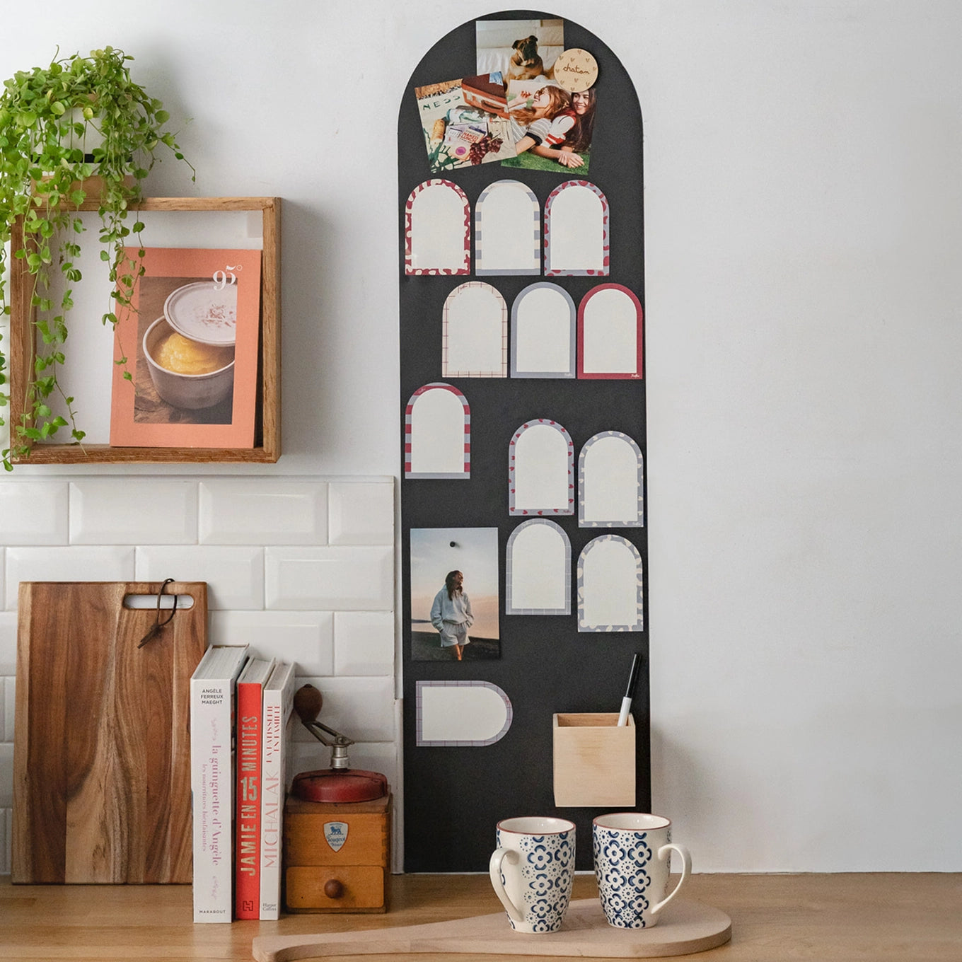 Ferflex – Magnet Notizzettel - abwischbar 12 Stück mit Marker