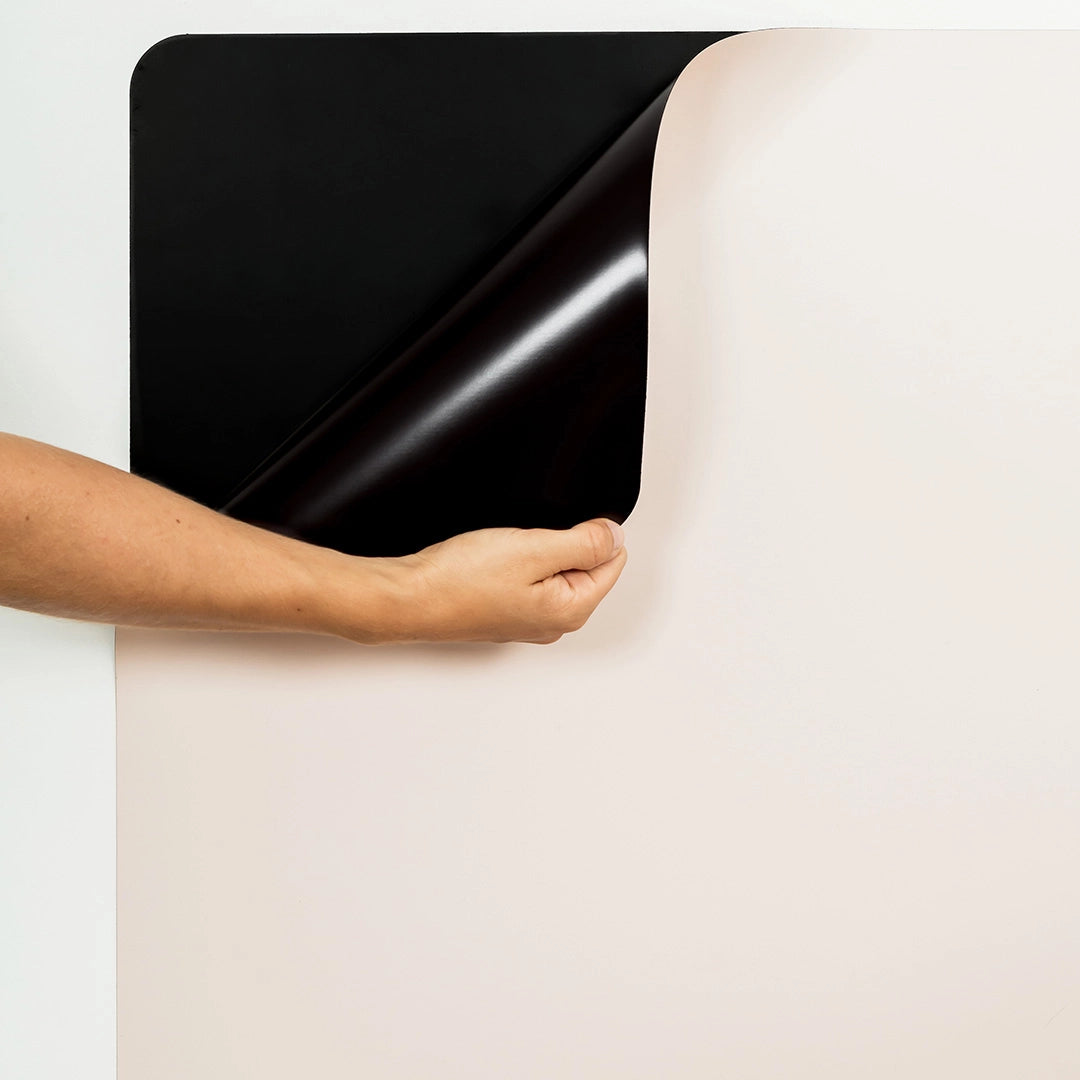 Ferflex - Magnettafel Beige Rose, 90 x 60 cm, Magnetwand inkl. Magnete