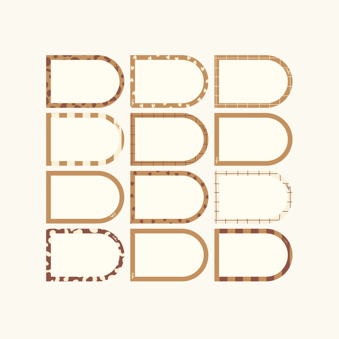 Ferflex – Magnet Notizzettel "Camel", abwischbar 12 Stück mit Marker