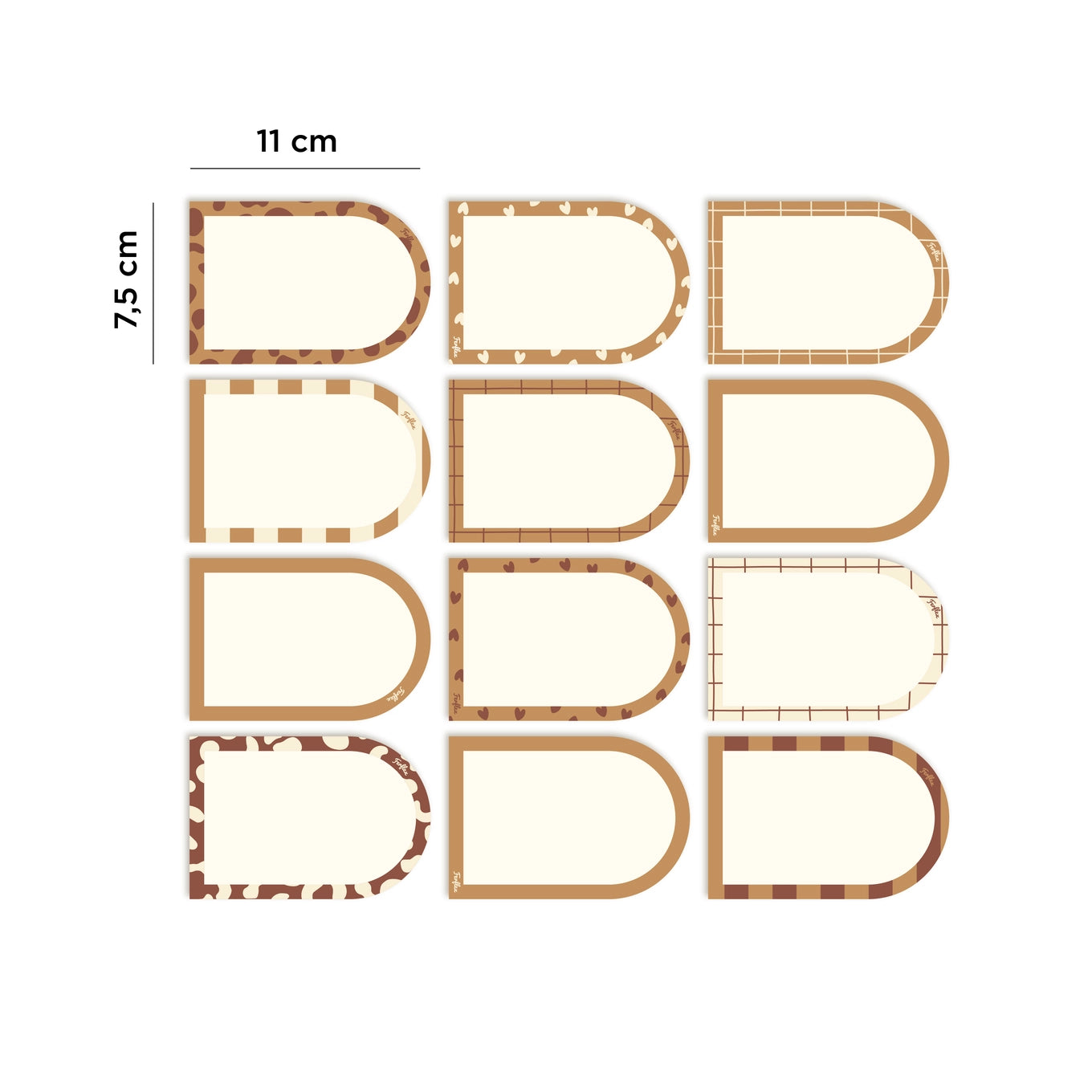 Ferflex – Magnet Notizzettel "Camel", abwischbar 12 Stück mit Marker