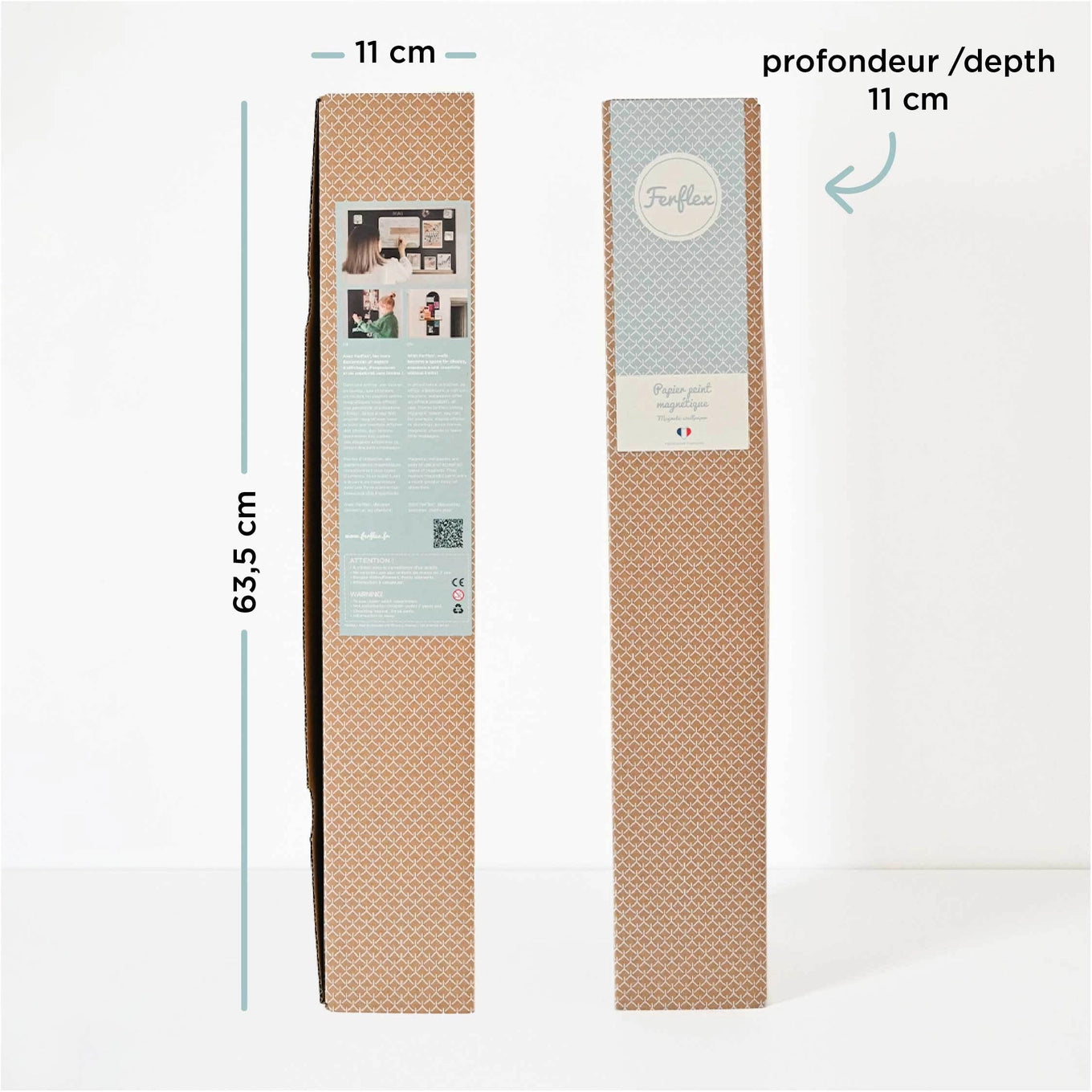 Ferflex - Magnettafel beige, 100 x 60 cm, Magnetwand inkl. Magnete