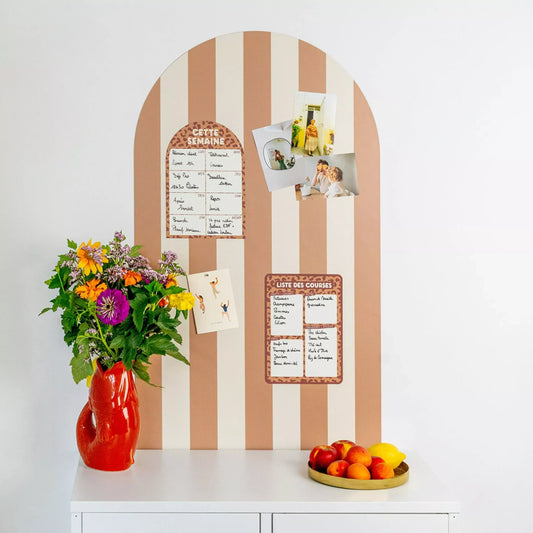 Ferflex - Magnettafel "Caramel", 100 x 60 cm, Magnetwand inkl. Magnete