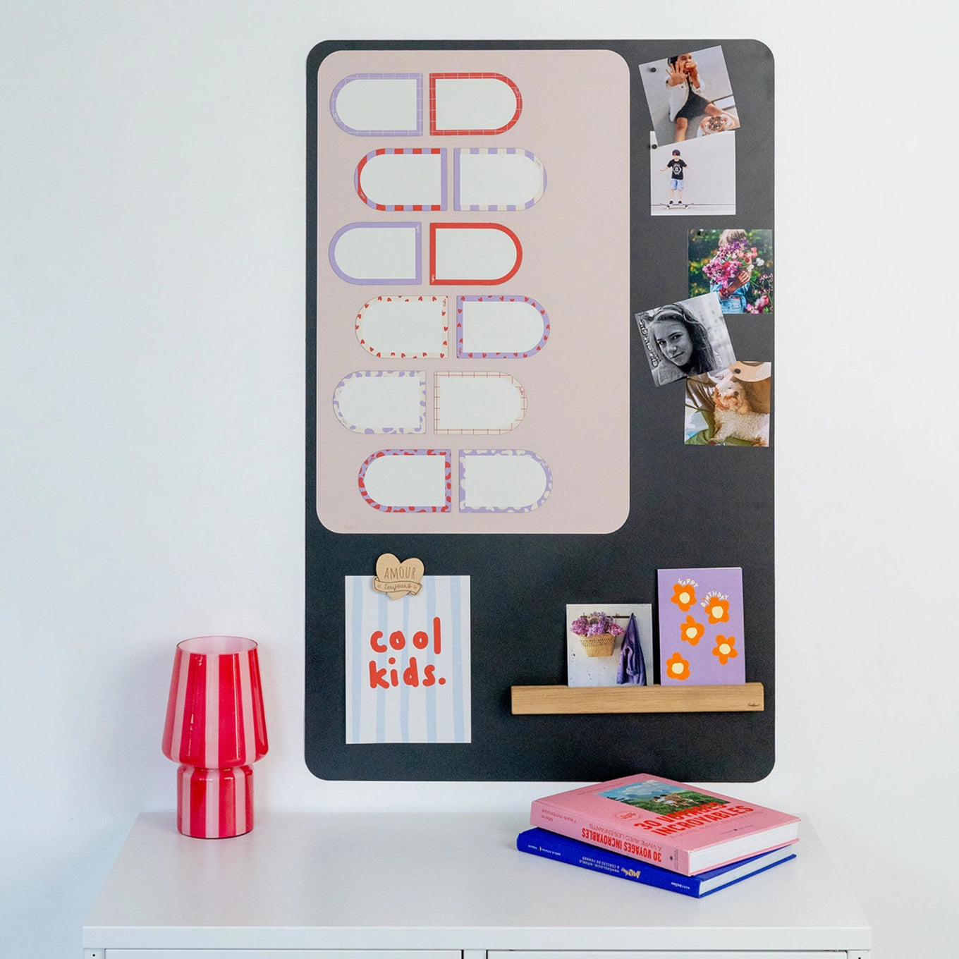 Ferflex – Magnet Notizzettel "Multi", abwischbar 12 Stück mit Marker