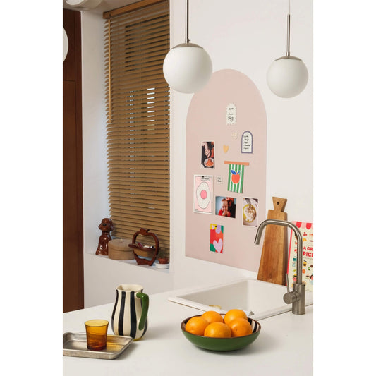 Ferflex - Magnettafel beige, 100 x 60 cm, Magnetwand inkl. Magnete