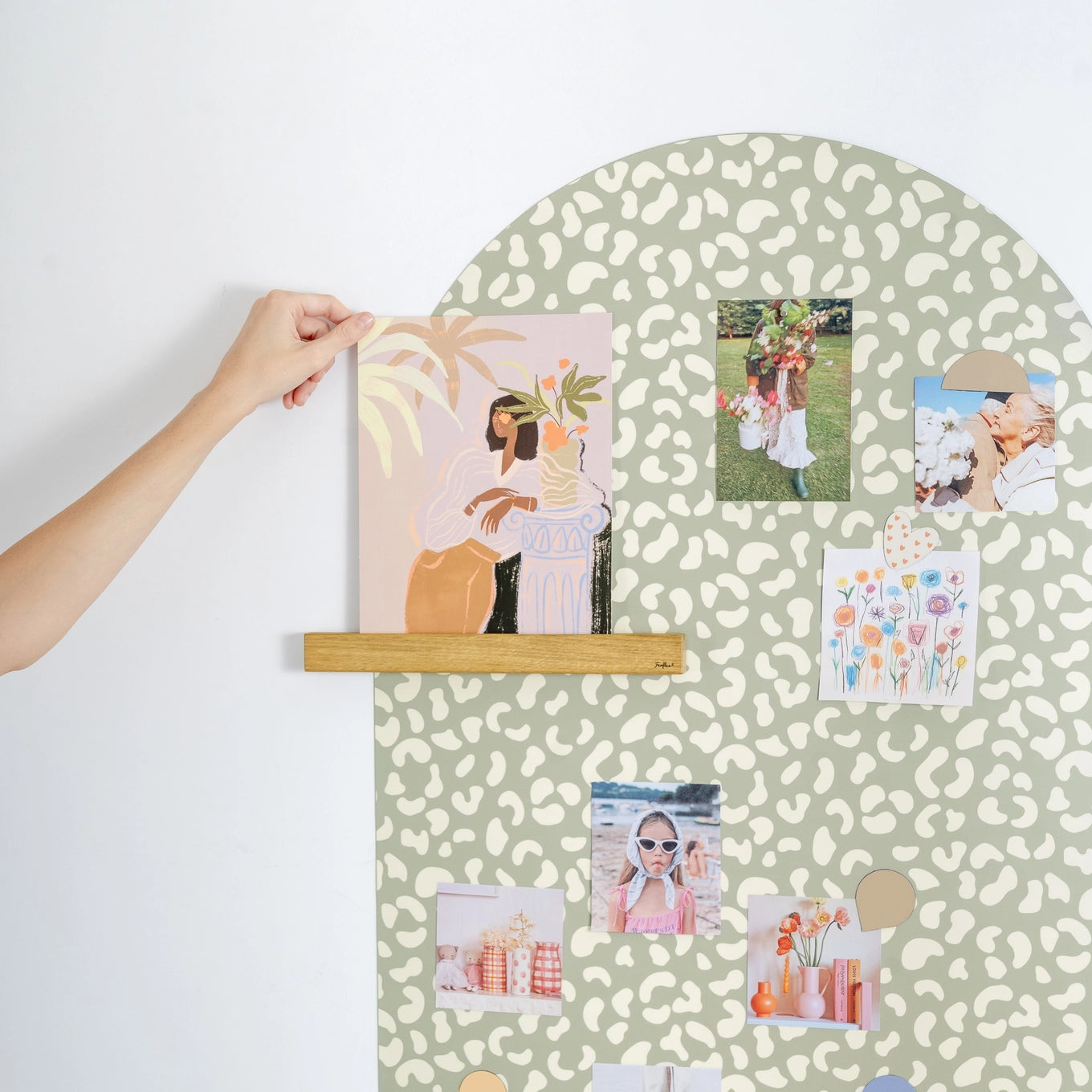 Ferflex - Magnettafel Graou, 100 x 60 cm, Magnetwand inkl. Magnete