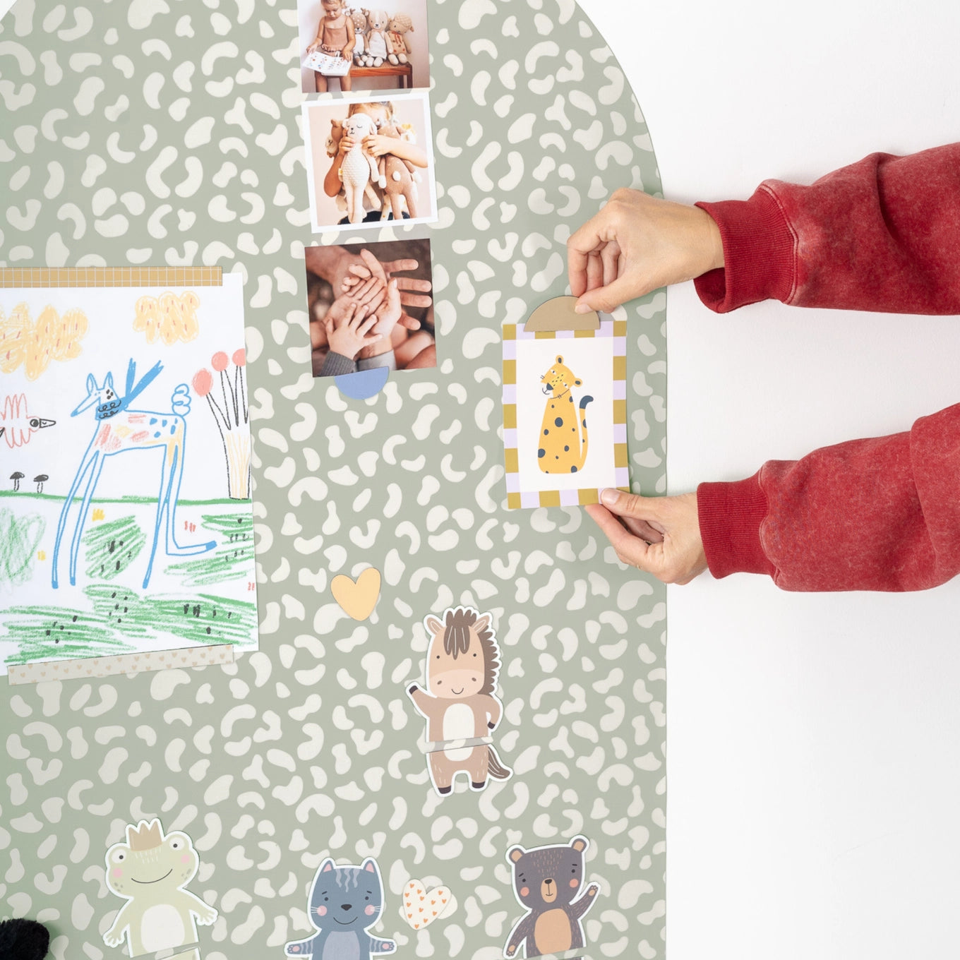 Ferflex - Magnettafel Graou, 100 x 60 cm, Magnetwand inkl. Magnete