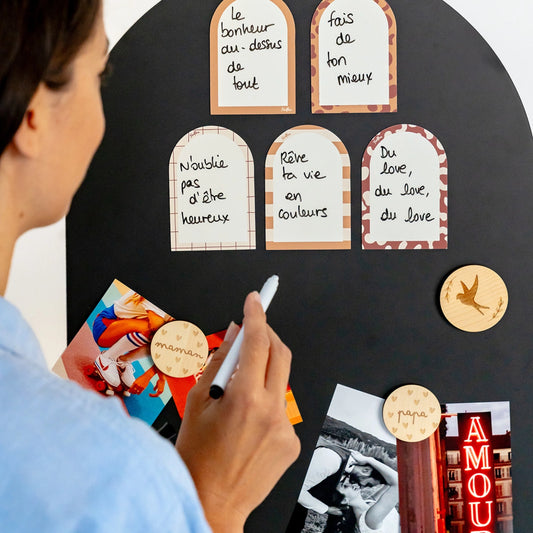 Ferflex – Magnet Notizzettel "Camel", abwischbar 12 Stück mit Marker