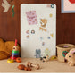 Ferflex - Magnettafel Beige, 60 x 40 cm, Magnetwand inkl. Magnete