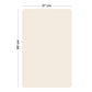 Ferflex - Magnettafel Beige, 90 x 60 cm, Magnetwand inkl. Magnete