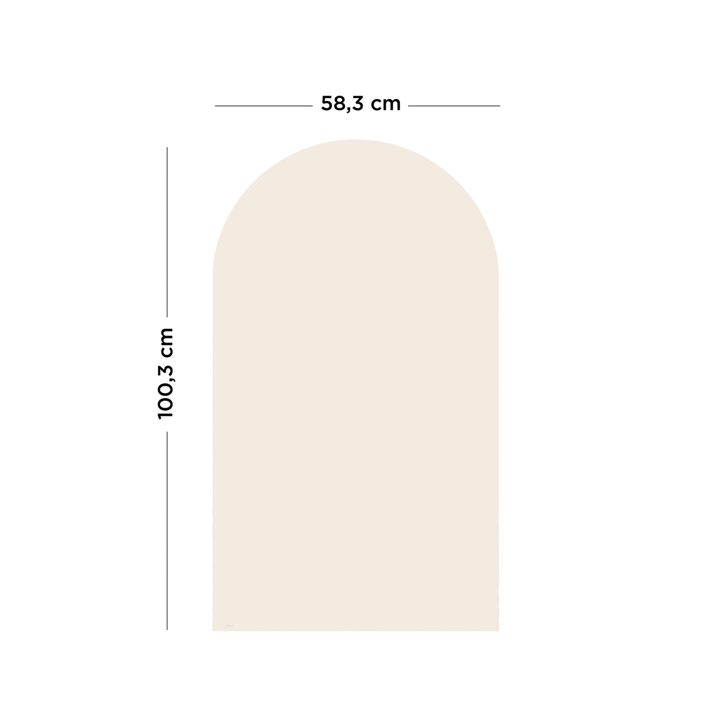 Ferflex - Magnettafel Beige, 100 x 60 cm, Magnetwand inkl. Magnete