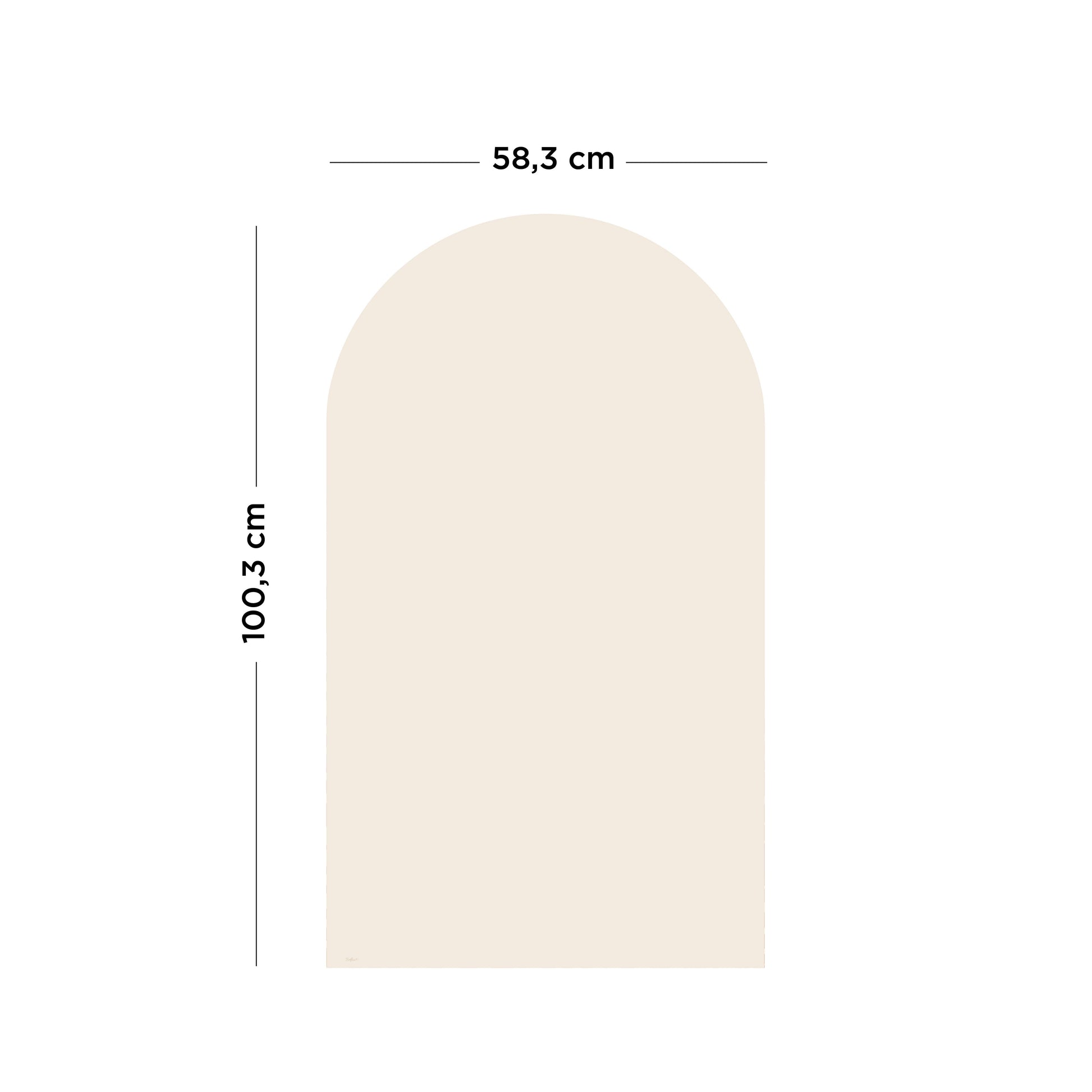 Ferflex - Magnettafel Beige, 100 x 60 cm, Magnetwand inkl. Magnete