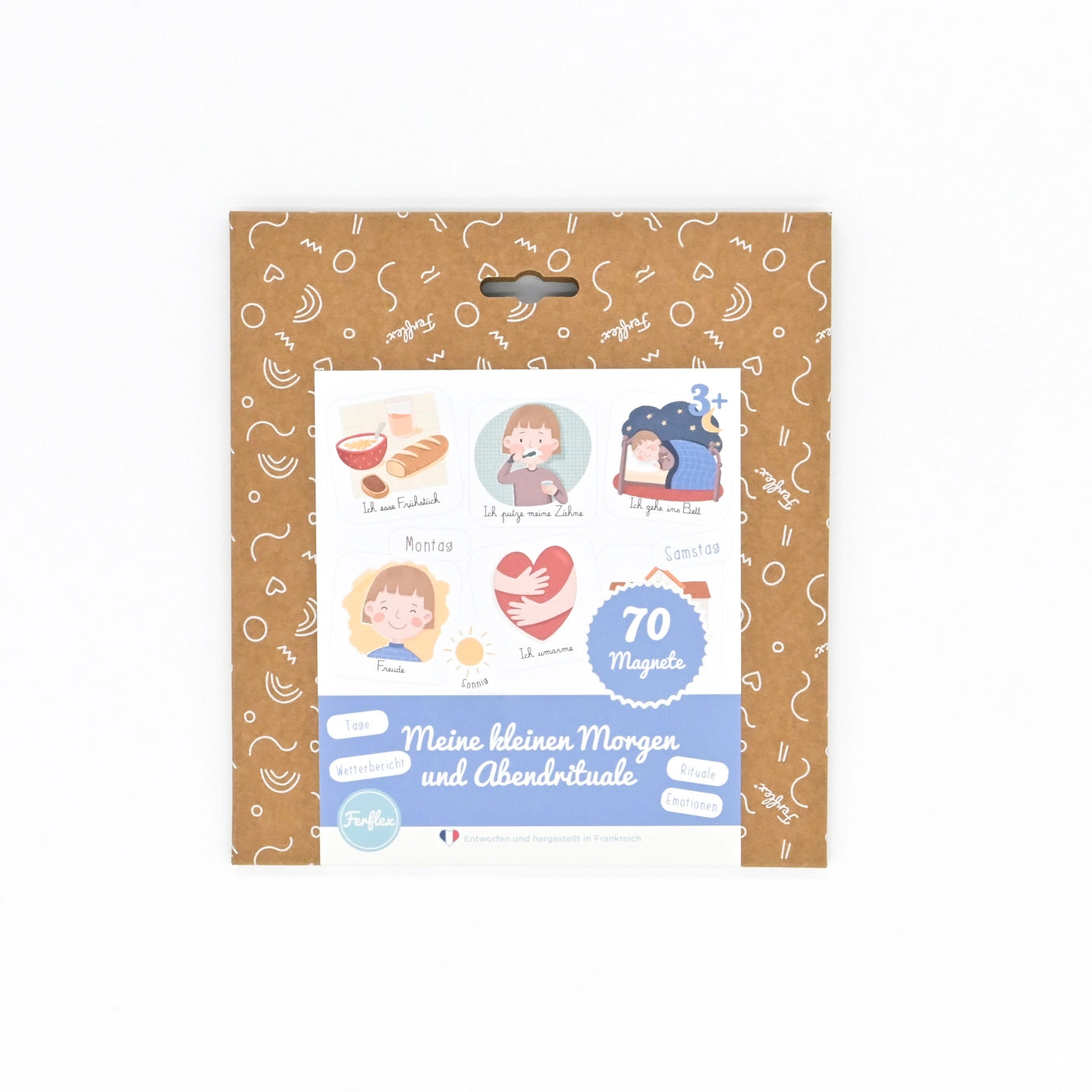 Ferflex – Magnetspiel "Morgen- und Abendroutine für Kinder", Deutsch
