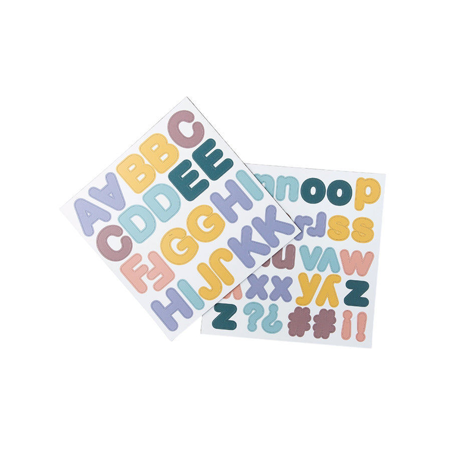 Ferflex - Magnetspiel "Buchstaben Pastel", 125 Alphabet Magnete