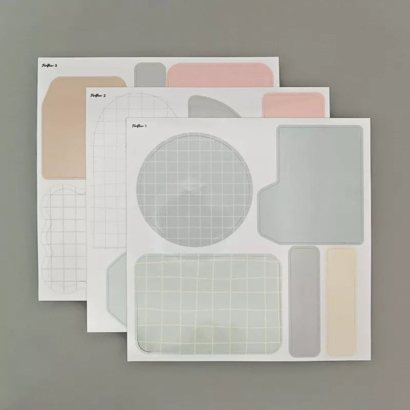 Ferflex – Magnet Notizzettel Pastell, abwischbar 15 Stück mit Marker