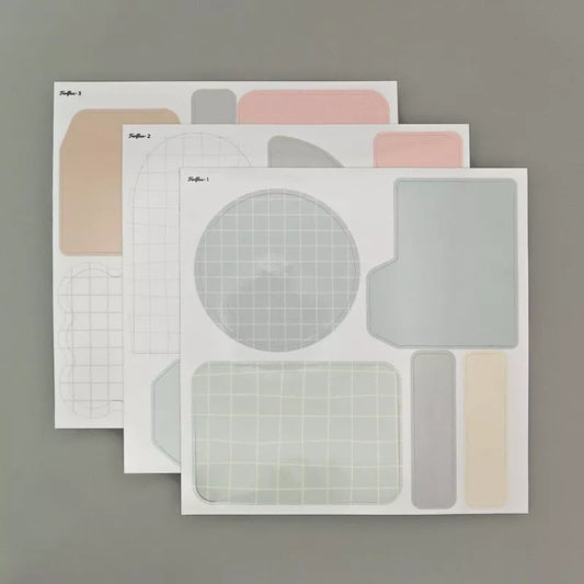 Ferflex – Magnet Notizzettel Pastell, abwischbar 15 Stück mit Marker