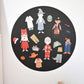 Ferflex – Magnetspiel „My Costumes“ Kostüme, 32 Magnete