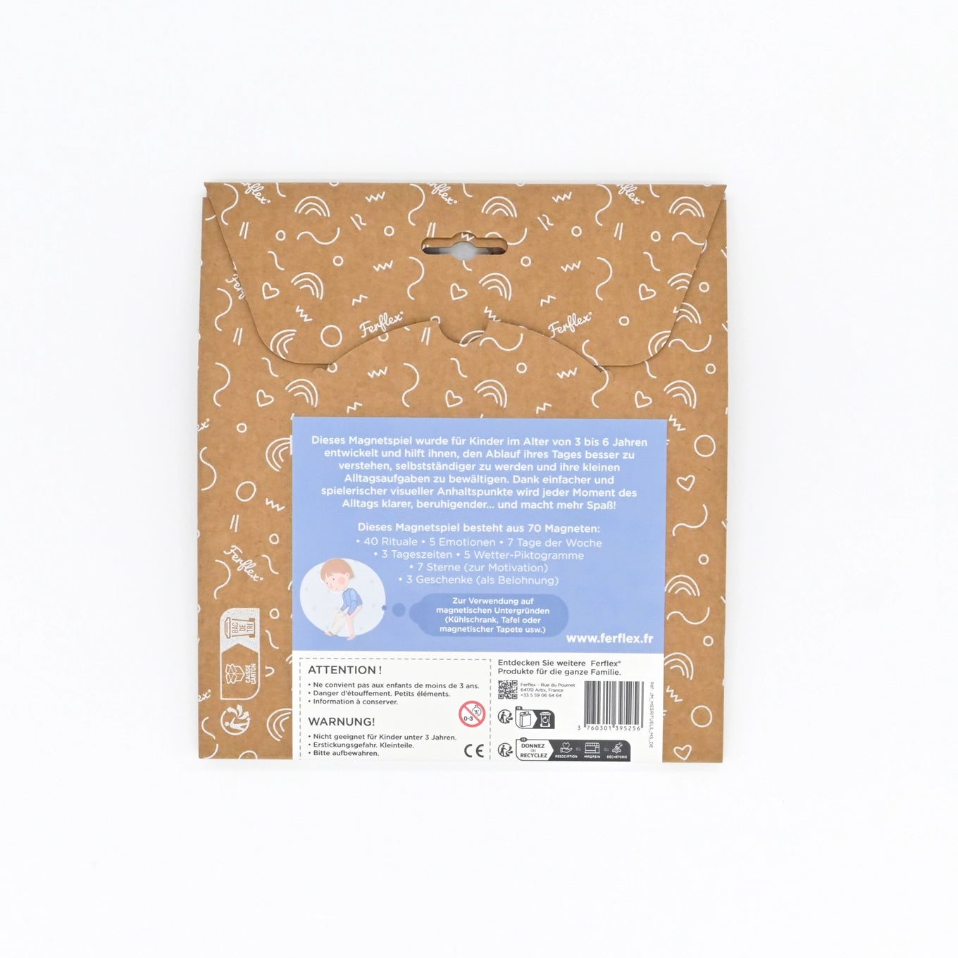Ferflex – Magnetspiel "Morgen- und Abendroutine für Kinder", Deutsch