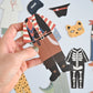 Ferflex – Magnetspiel „My Costumes“ Kostüme, 32 Magnete