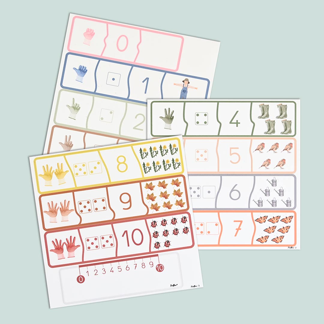 Ferflex – Magnet Puzzle „I’m Learning To Count“ Lernspiel, 44 Teile