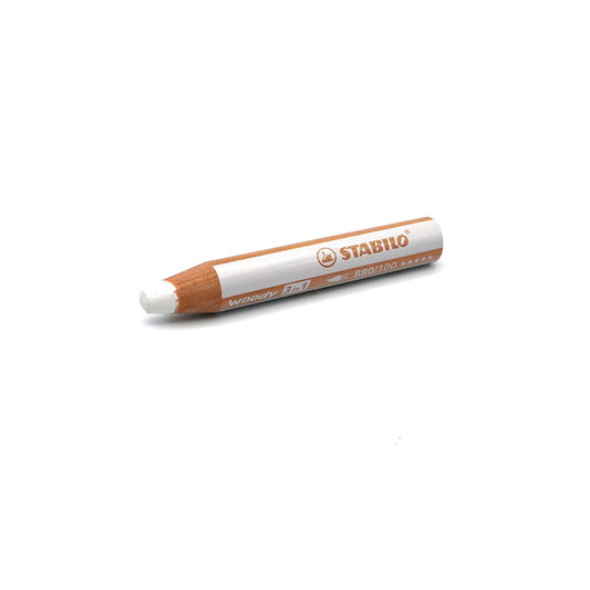 Ferflex - Woody 3-in-1 Bleistift Weiß Stabilo