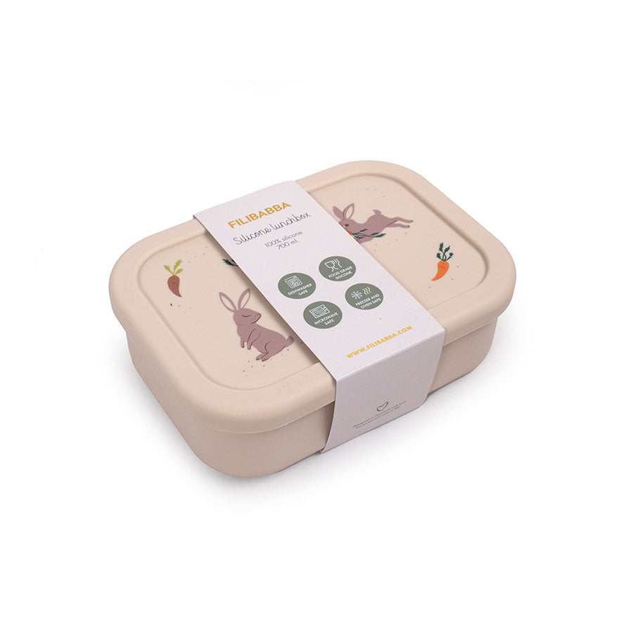 Filibabba - Brotdose aus Silikon "Toasted Almond"