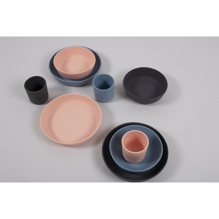 Filibabba - Geschirrset aus Silikon "Powder Blue"