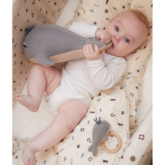 Filibabba - Kuscheltier "Willie The Whale", 30 cm