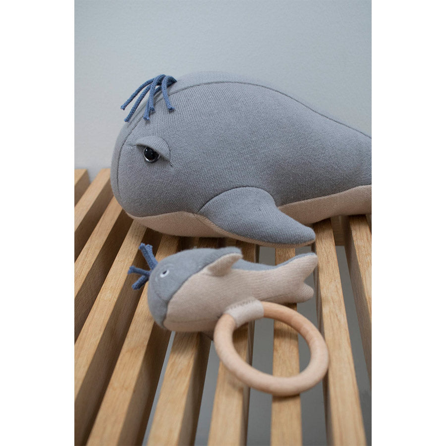 Filibabba - Kuscheltier "Willie The Whale", 30 cm