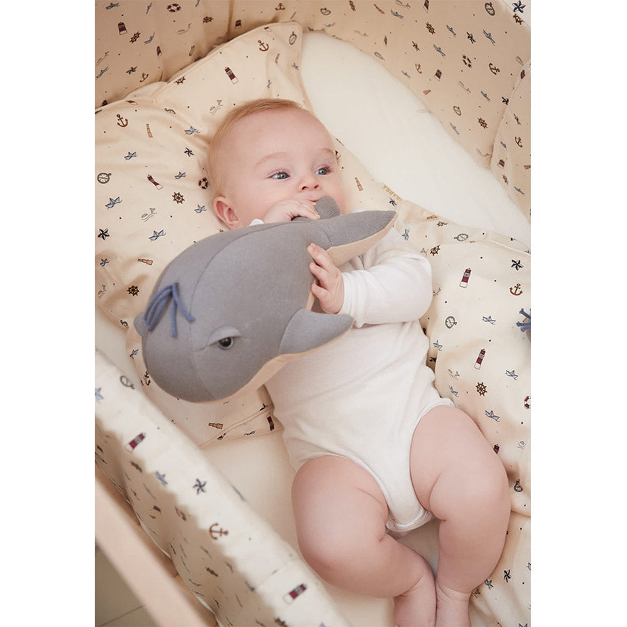 Filibabba - Kuscheltier "Willie The Whale", 30 cm