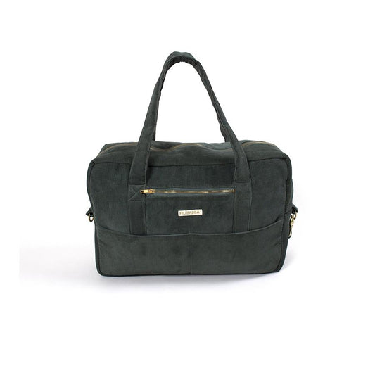 WICKELTASCHE MOMMY BAG CORD PINE GREEN