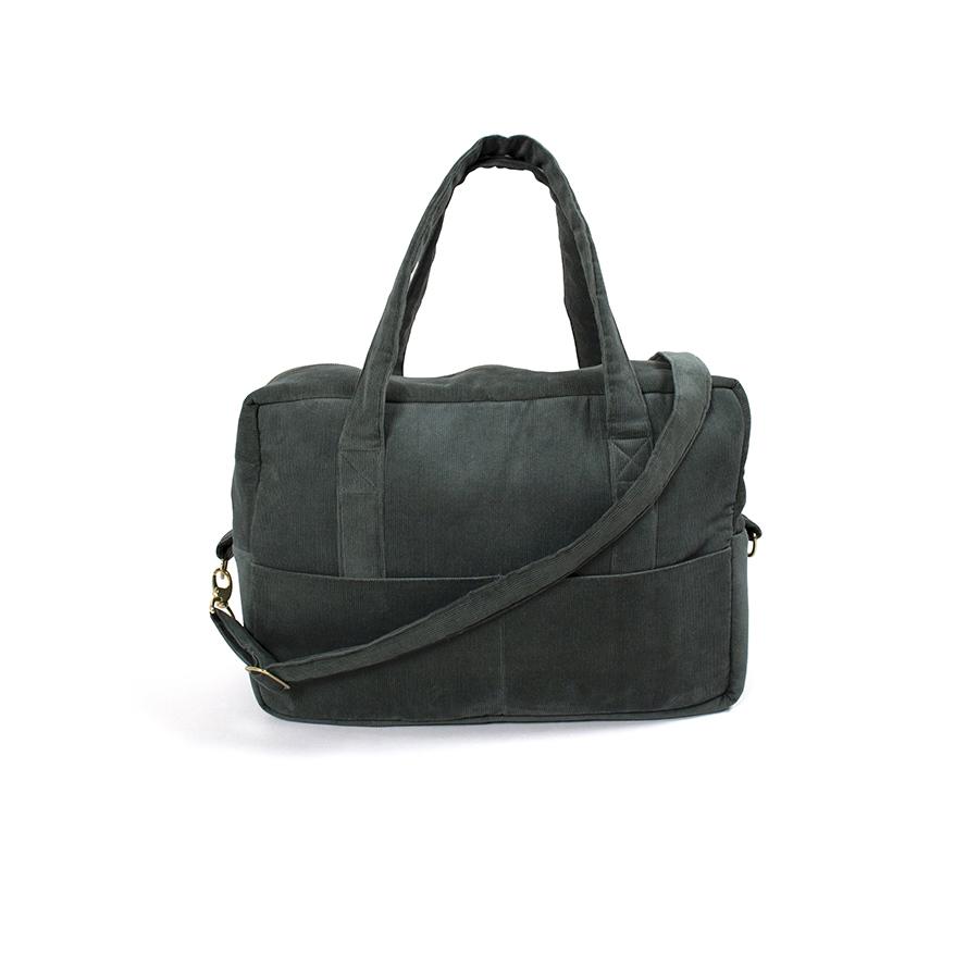 Filibabba - Wickeltasche "Mommy Bag Cord Pine Green"